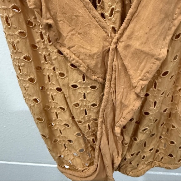 Free People Maeve Ruffle V-neck Eyelet Tank Top - Picture 3 of 8